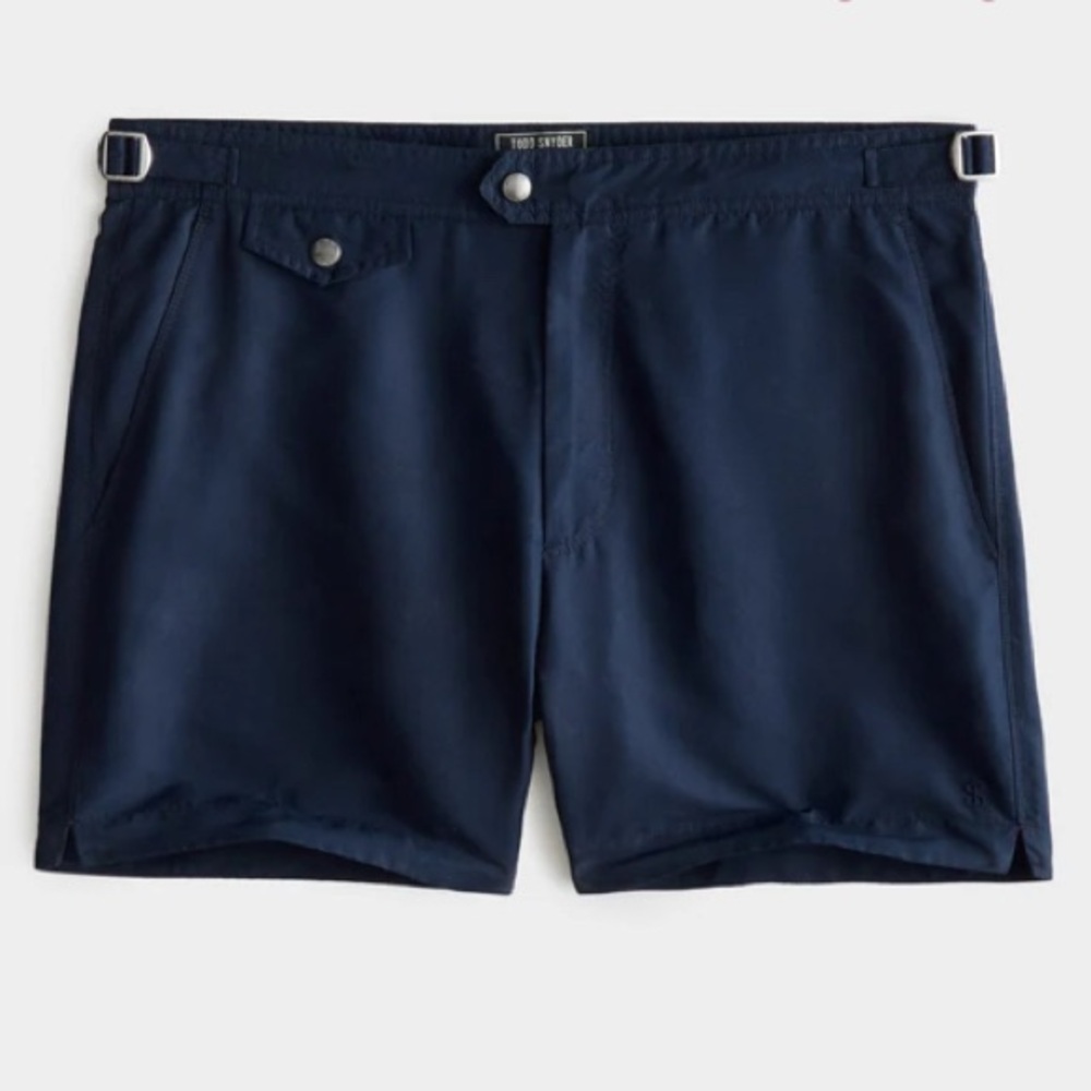 Todd Snyder Riviera swim shorts, size 28.  Never worn, too small for me.